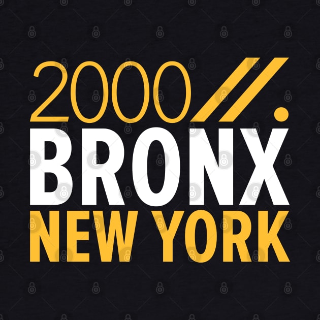 Bronx NY Birth Year Collection - Represent Your Roots 2000 in Style by Boogosh